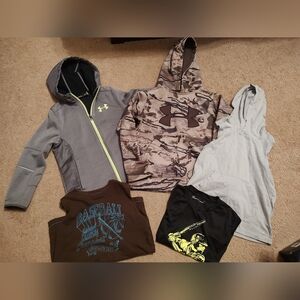 Kids Under Armour Hoodies and T-Shirts Collection